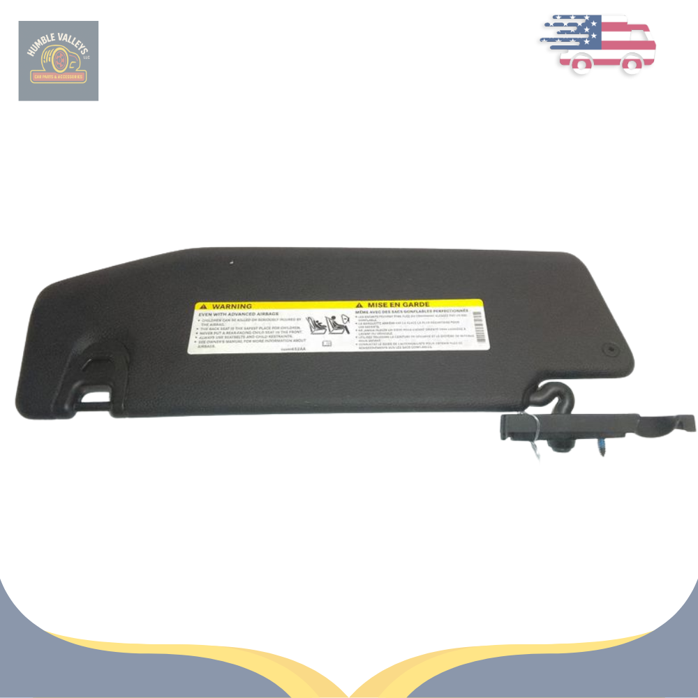 2025 Jeep Wrangler RH Passenger Sunvisor Sun Visor with Mirror & Light OEM — view 1