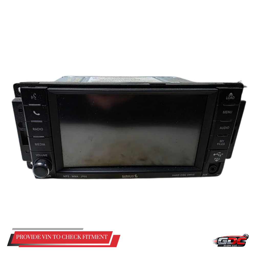 2011 Dodge Truck Ram 1500 AM FM Radio Receiver with Navigation with Display Screen OEM — view 1