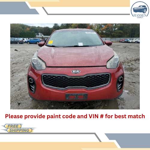 2017–2022 Kia Sportage Left Hand Driver Door Mirror Side View Red OEM — view 1