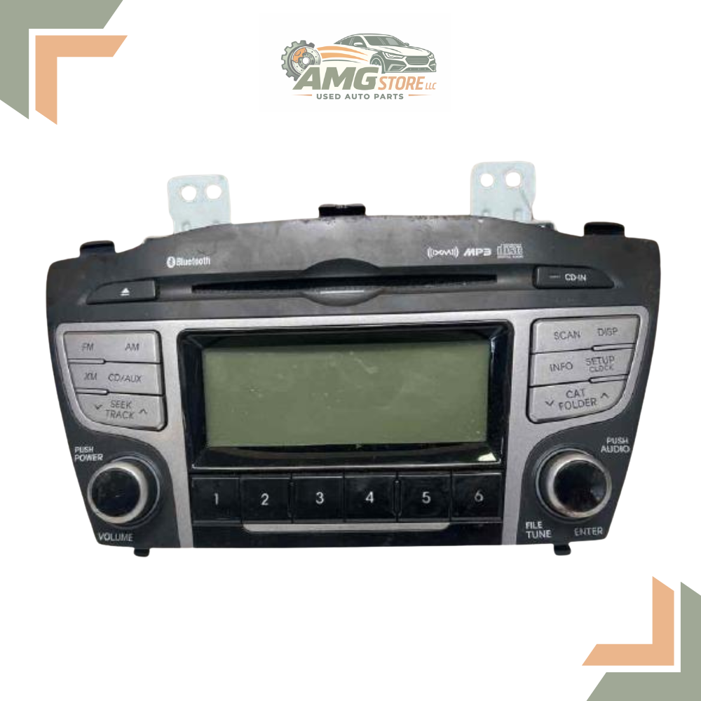 2010–2013 Hyundai Tucson AM FM CD Player Radio Receiver Option 955A2 — view 1