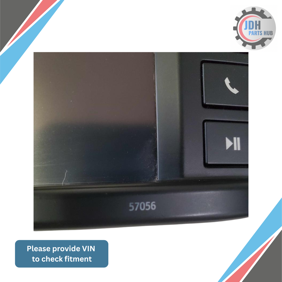 2013 Toyota Corolla Radio CD Player with Display Screen OEM 57056 — view 2