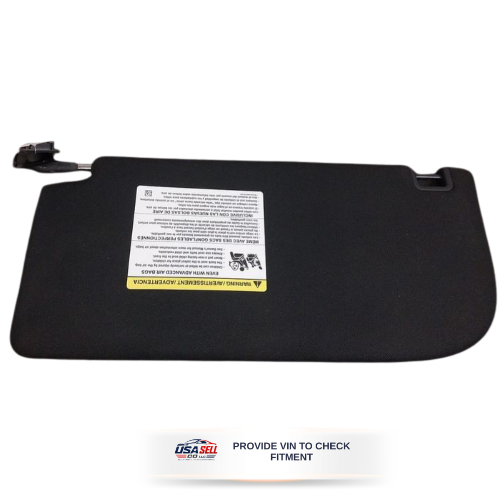 2015–2017 Ford F150 RH Passenger Sunvisor Sun Visor with Mirror & Light OEM — view 1