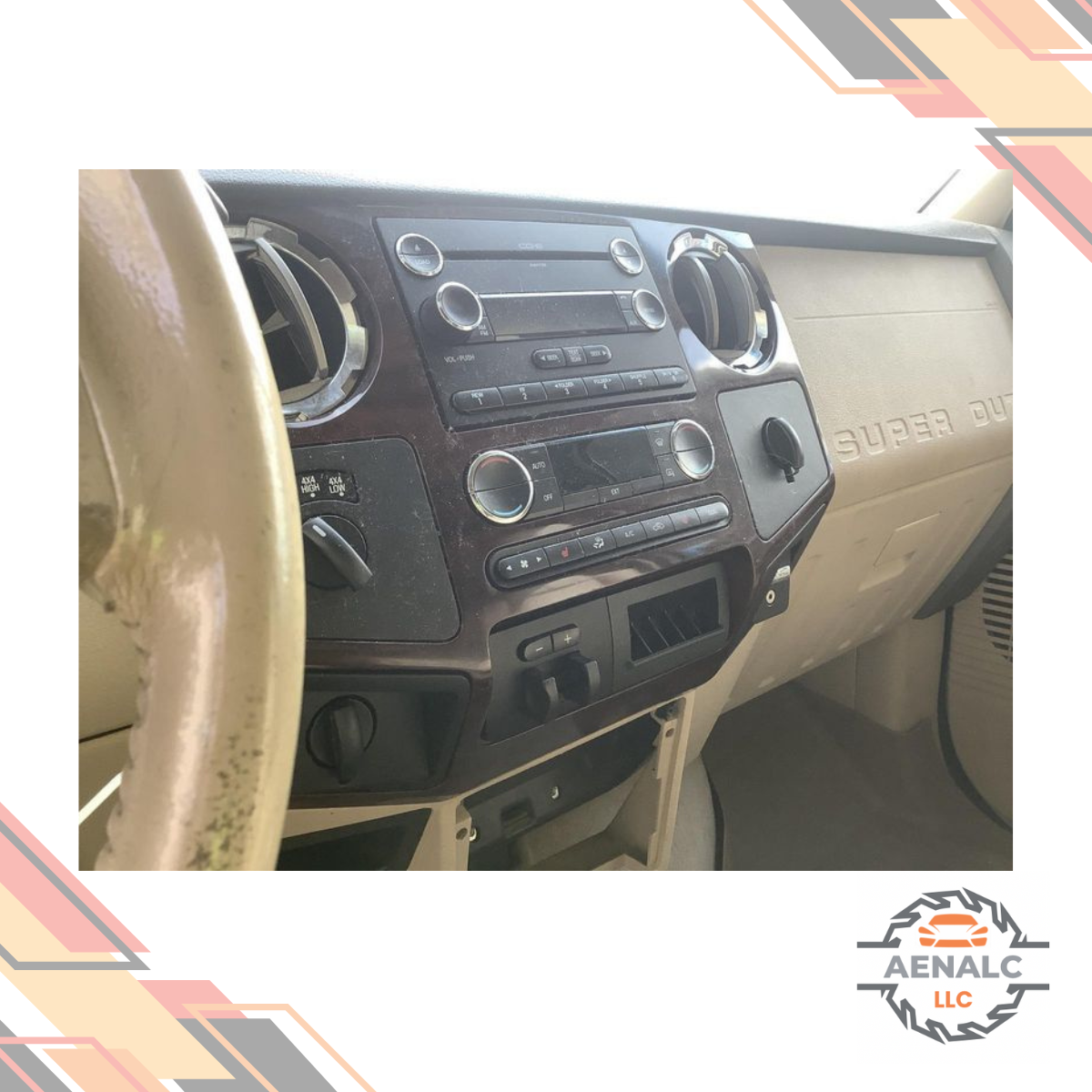 2009–2010 Ford F350 Super Duty AC Heater Temperature Control Elec, Dual Zone ATC — view 4