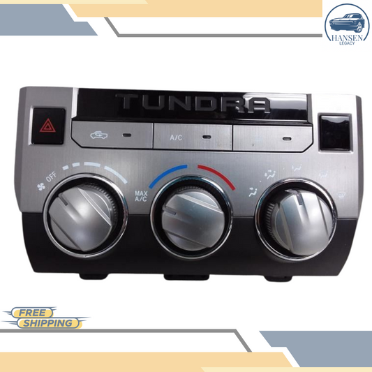 2014–2020 Toyota Tundra A/C AC Manual Heater Temperature Control Unit OEM — view 1