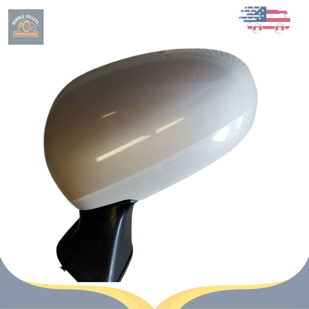 2010–2015 Toyota Prius Left Driver Side Door Mirror White OEM — view 1
