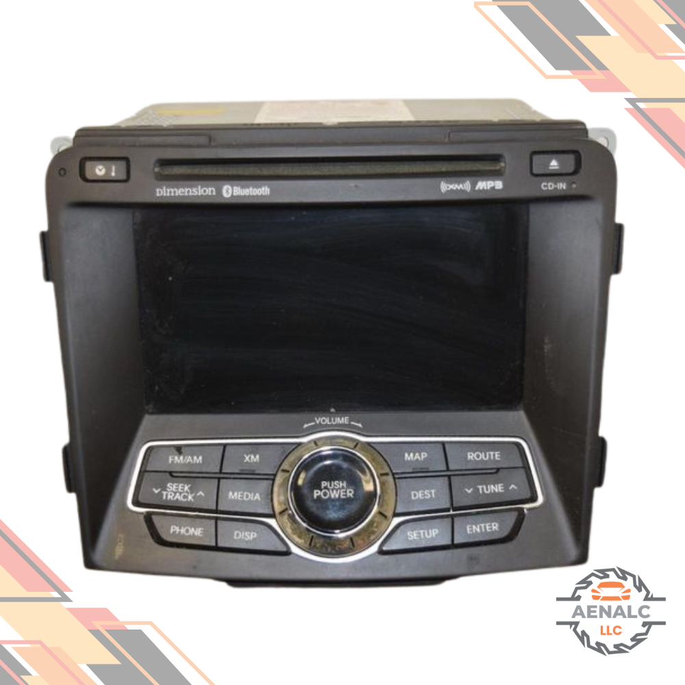 2011 Hyundai Sonata Radio Receiver with GPS Navigation OEM 11 — view 2
