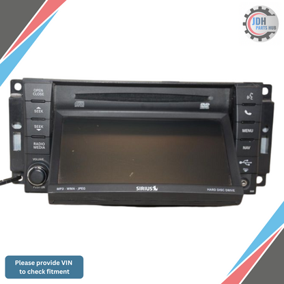 2013 Chrysler 200 AM-FM-CD-DVD-H<wbr/>DD Navigation UConnect Radio RHR OEM — view 3