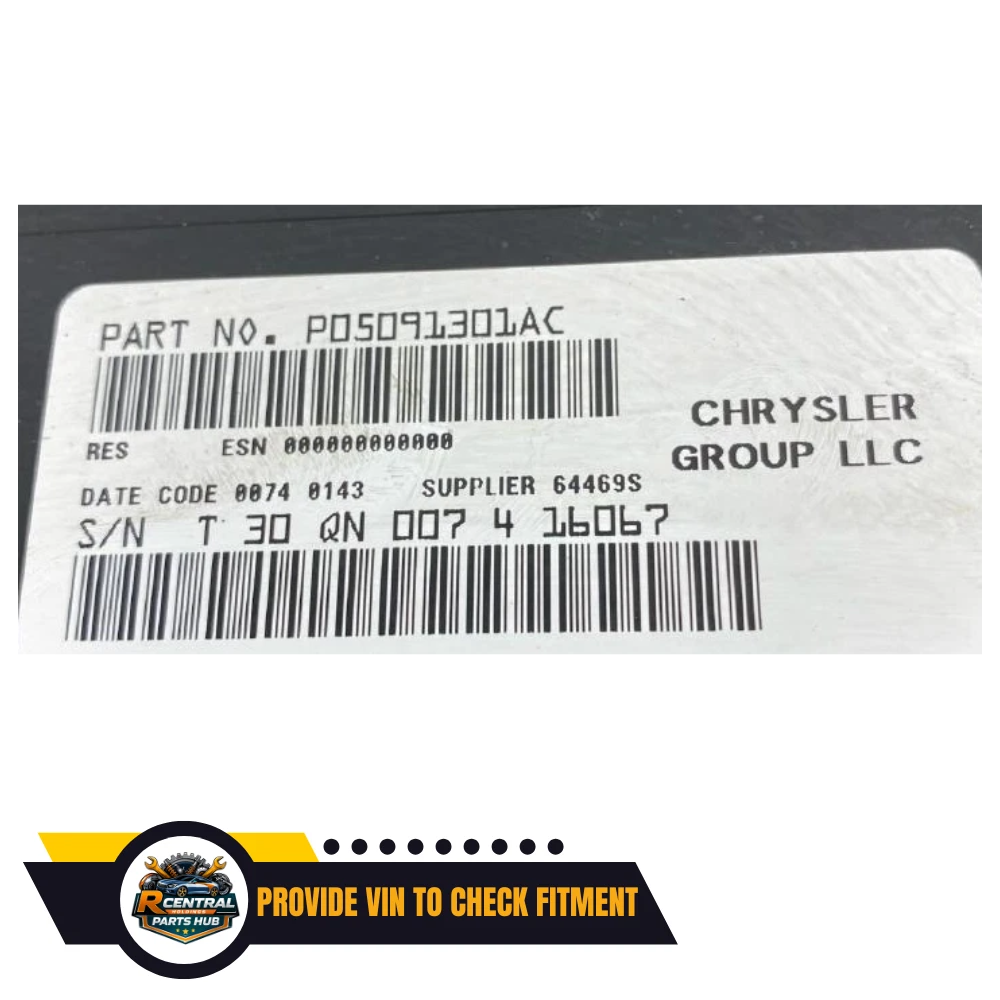 2012–2020 Dodge Caravan AM FM CD MP3 Radio Receiver RES Without Satellite OEM — view 3