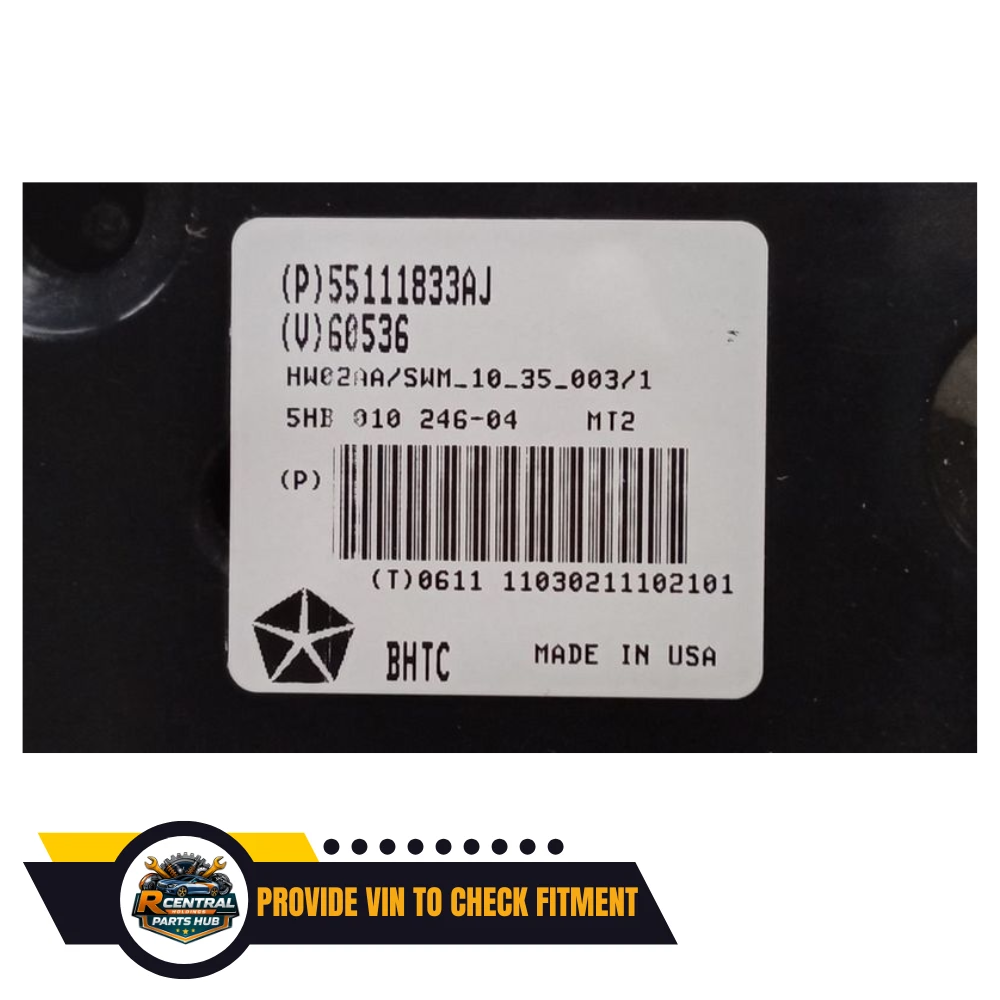 2011–2013 Jeep Grand Cherokee Manual Climate AC Heater Temperature Control OEM — view 3