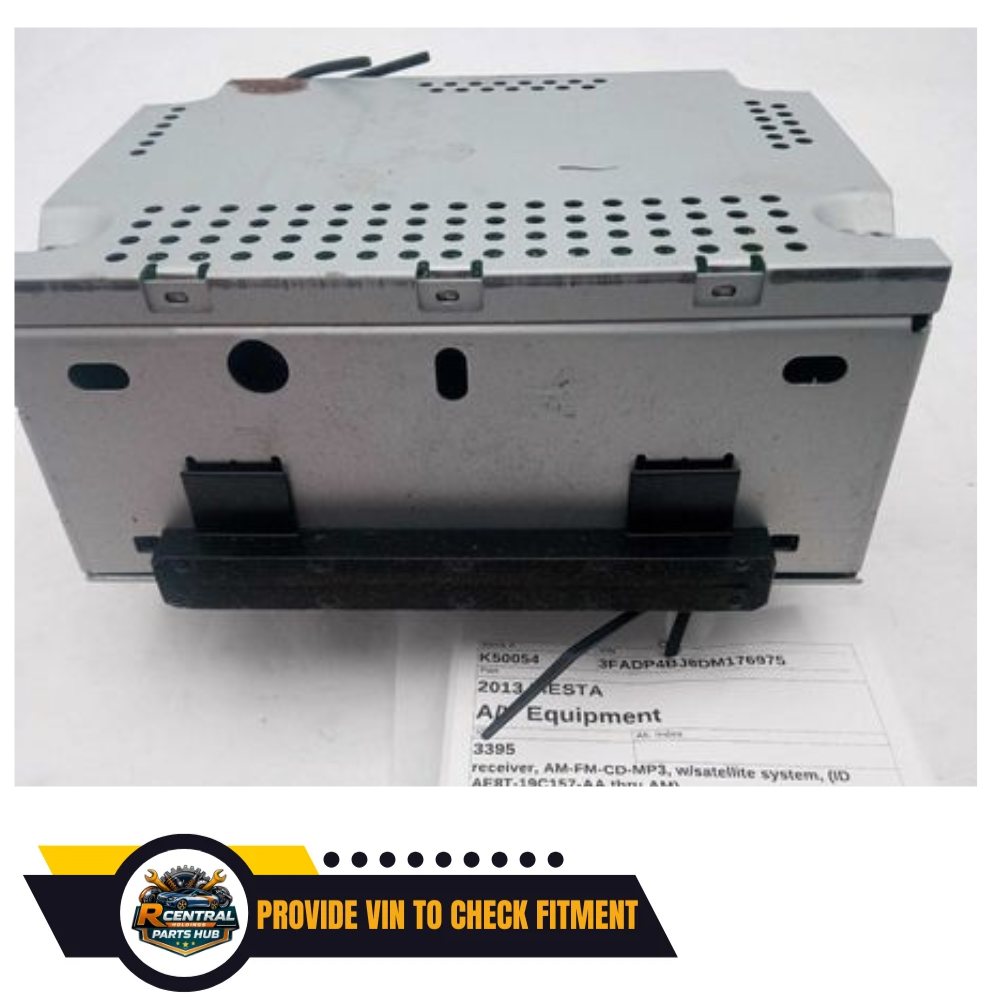 2011–2013 FORD FIESTA AM FM CD PLAYER SATELLITE RADIO RECEIVER AE8T-19C157-AA — view 3