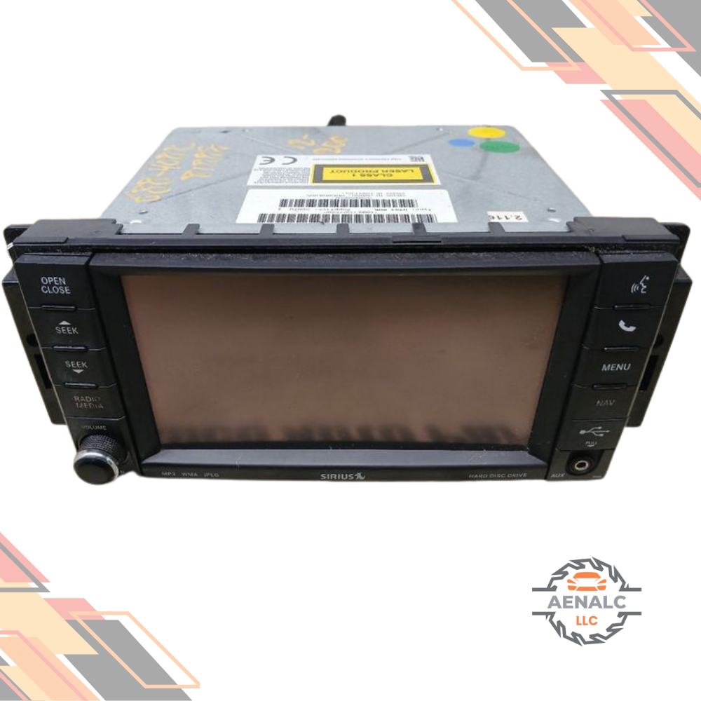 2012 Dodge Challenger CD DVD HDD Player Navigation Screen Radio Receiver OEM RHR — view 1