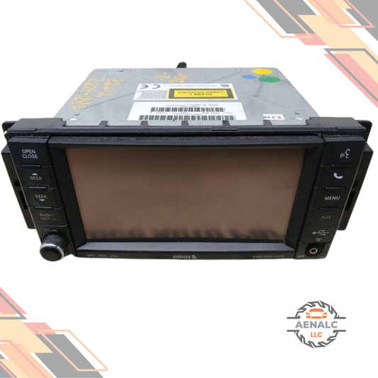 2012 Dodge Challenger CD DVD HDD Player Navigation Screen Radio Receiver OEM RHR — view 1