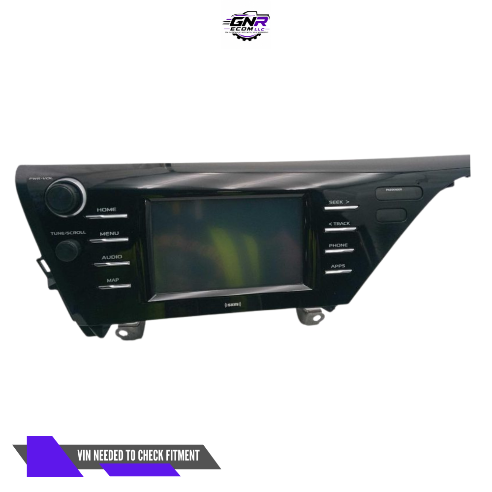 2020 Toyota Camry Radio Receiver Navigation Display Screen OEM ID 86140-06D20 — view 1