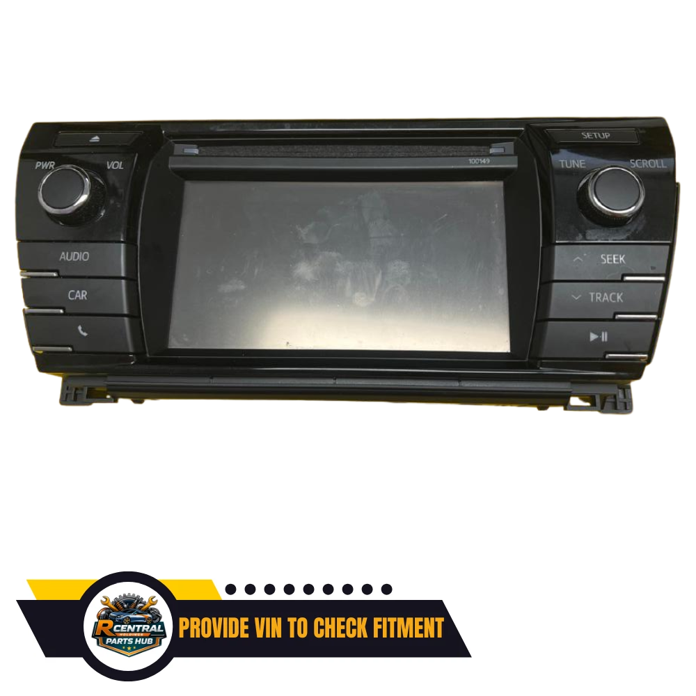 2014–2016 Toyota Corolla Radio Touchscreen Display CD ID 100149 OEM — view 1