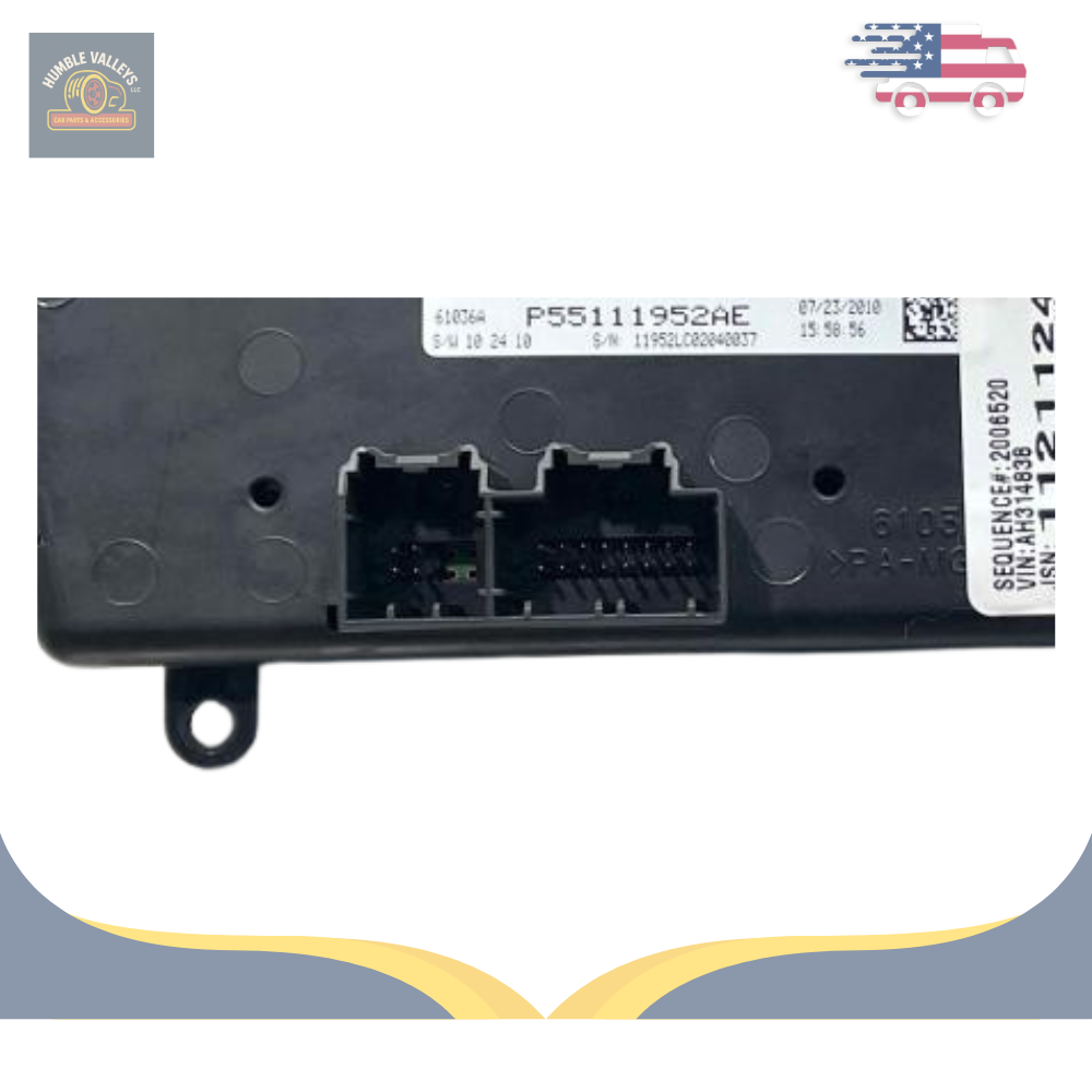 2009–2010 Dodge Challenger A/C Heater Control Head Switch OEM 09 10 — view 4