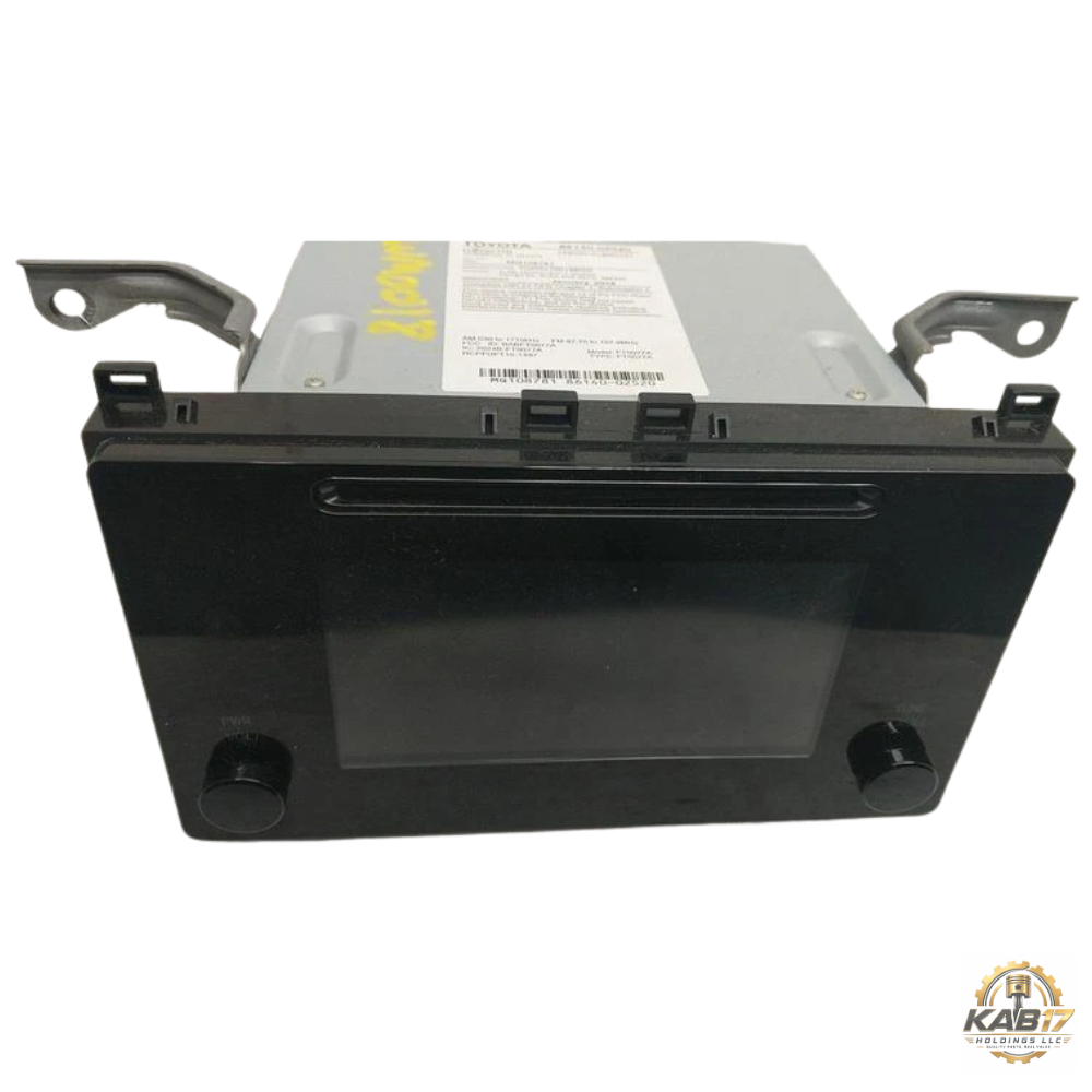 2017–2019 Toyota Corolla Radio Display Receiver OEM — view 2