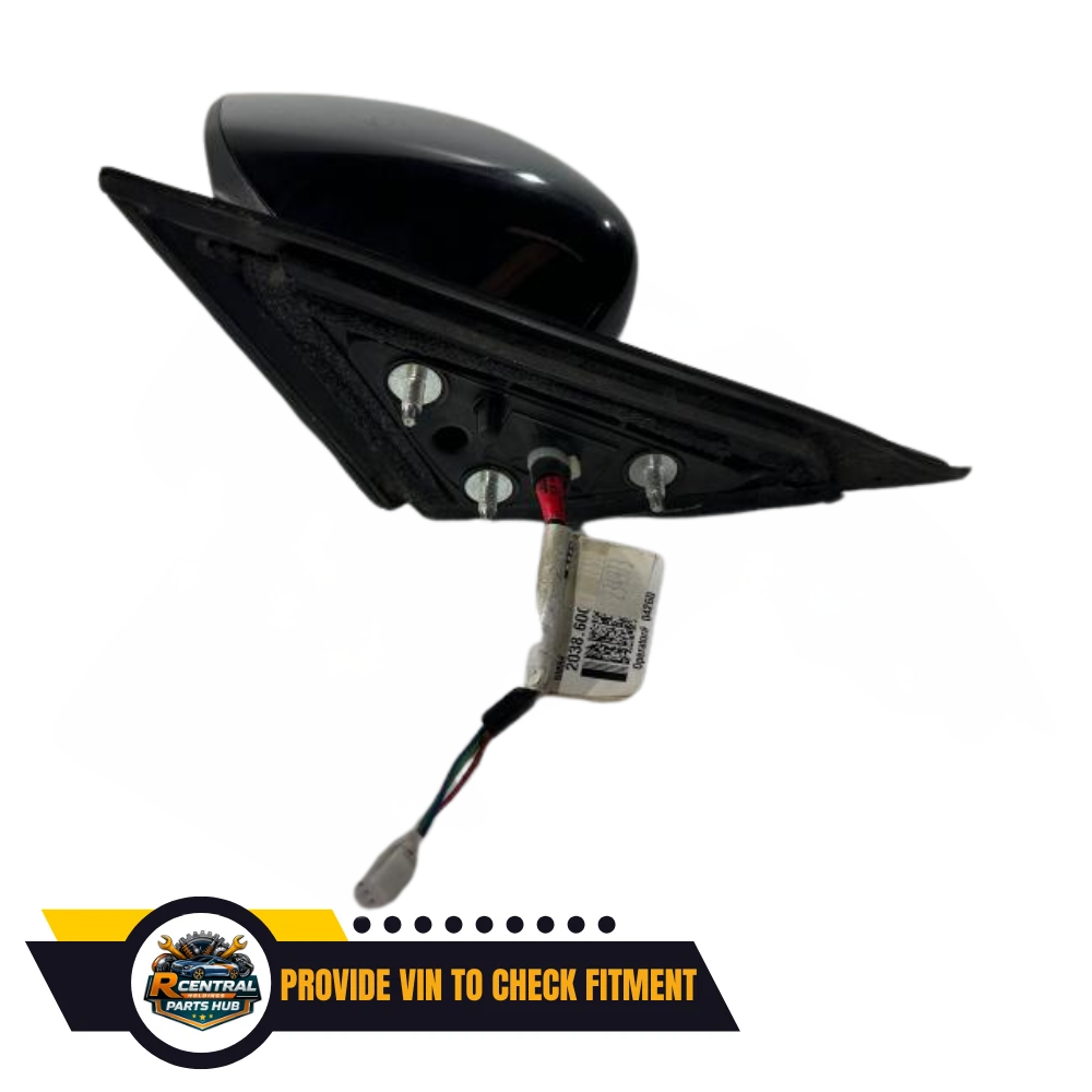 2007–2012 Nissan Altima Sedan Left Driver Side View Door Mirror black OEM — view 3