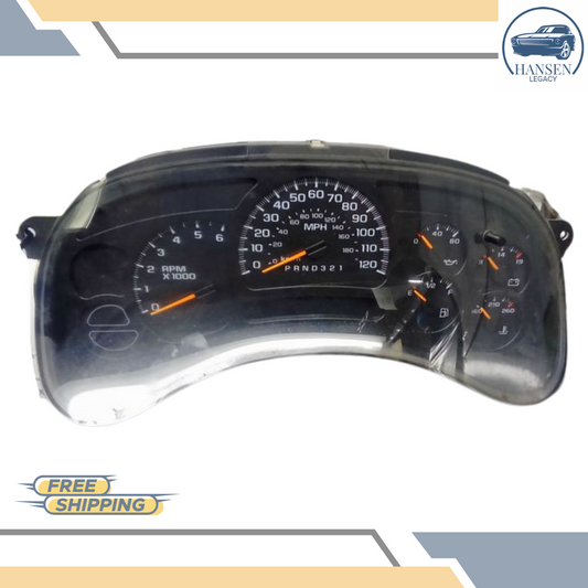 2006–2007 Chevrolet Silverado 1500 Tahoe 6.0L Speedometer Cluster 06 07 — view 1