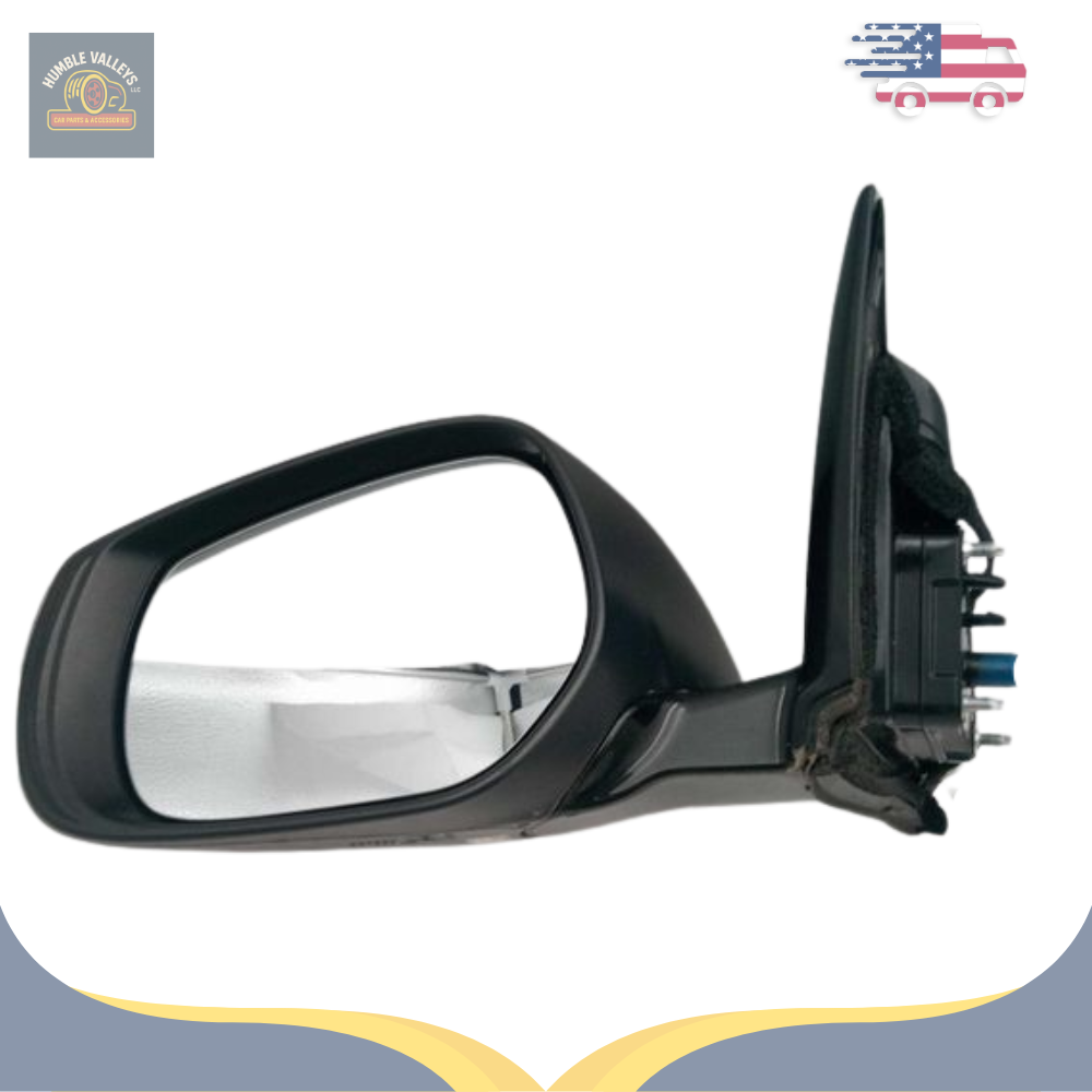 2014–2021 Infiniti Q50 Left Driver Side Door Mirror Heated Gray OEM — view 3