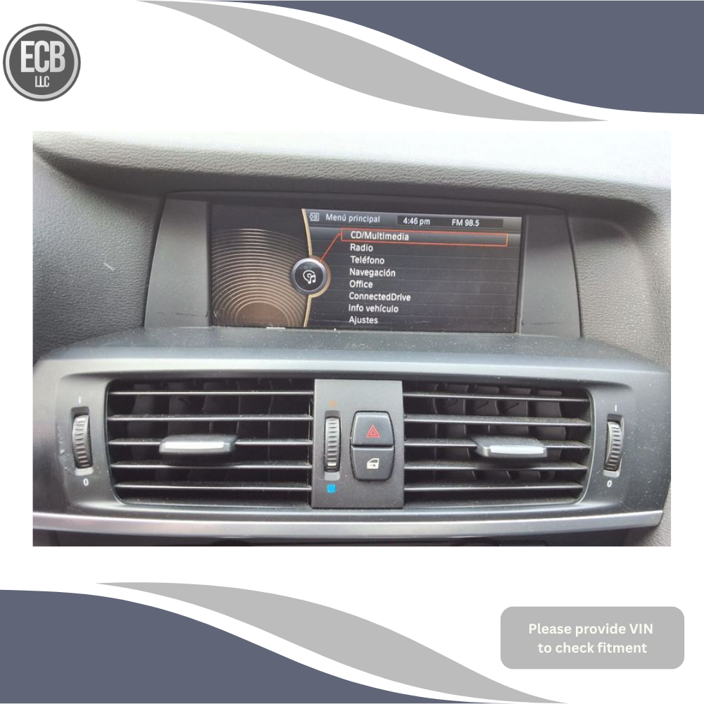2011–2017 BMW X3 Radio Display Screen OEM — view 3