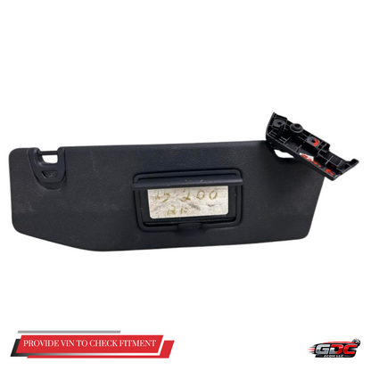 2025 Jeep Wrangler RH Passenger Sunvisor with Mirror & Light Black OEM — view 1