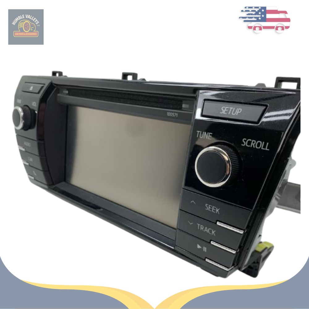2015–2016 Toyota Corolla Radio Display Receiver AM FM CD 100571 OEM — view 5