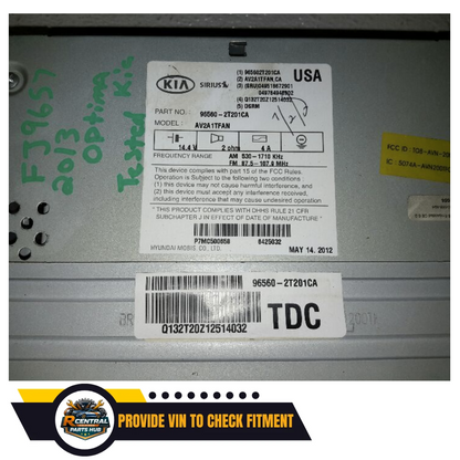 2011–2013 Kia Optima Display Screen Radio Receiver with Navigation OEM 11 12 13 — view 3