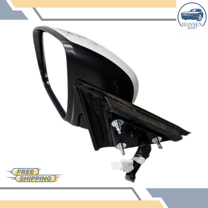 2017–2020 Nissan Rogue Left Driver Side View Door Mirror Heated White LH — view 4