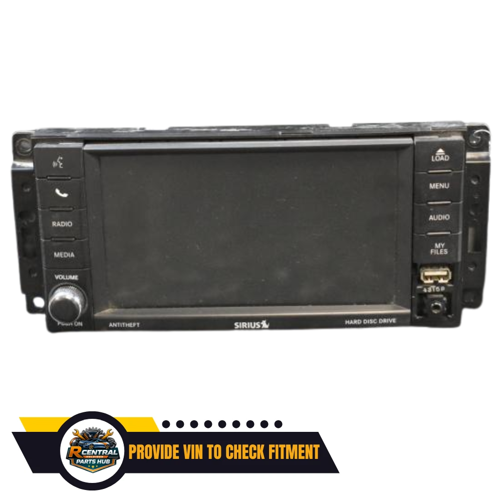 2012–2019 Chrysler Town & Country Radio MULTIMEDIA SATELLITE AM FM CD RBZ OEM — view 1