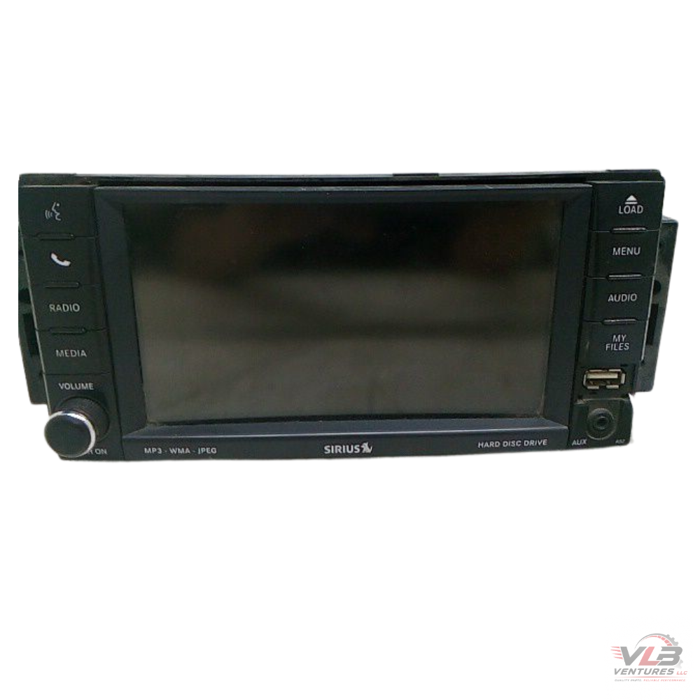 2011–2014 Chrysler 200 Radio Display Receiver AM FM CD DVD SAT Face ID RBZ OEM — view 1
