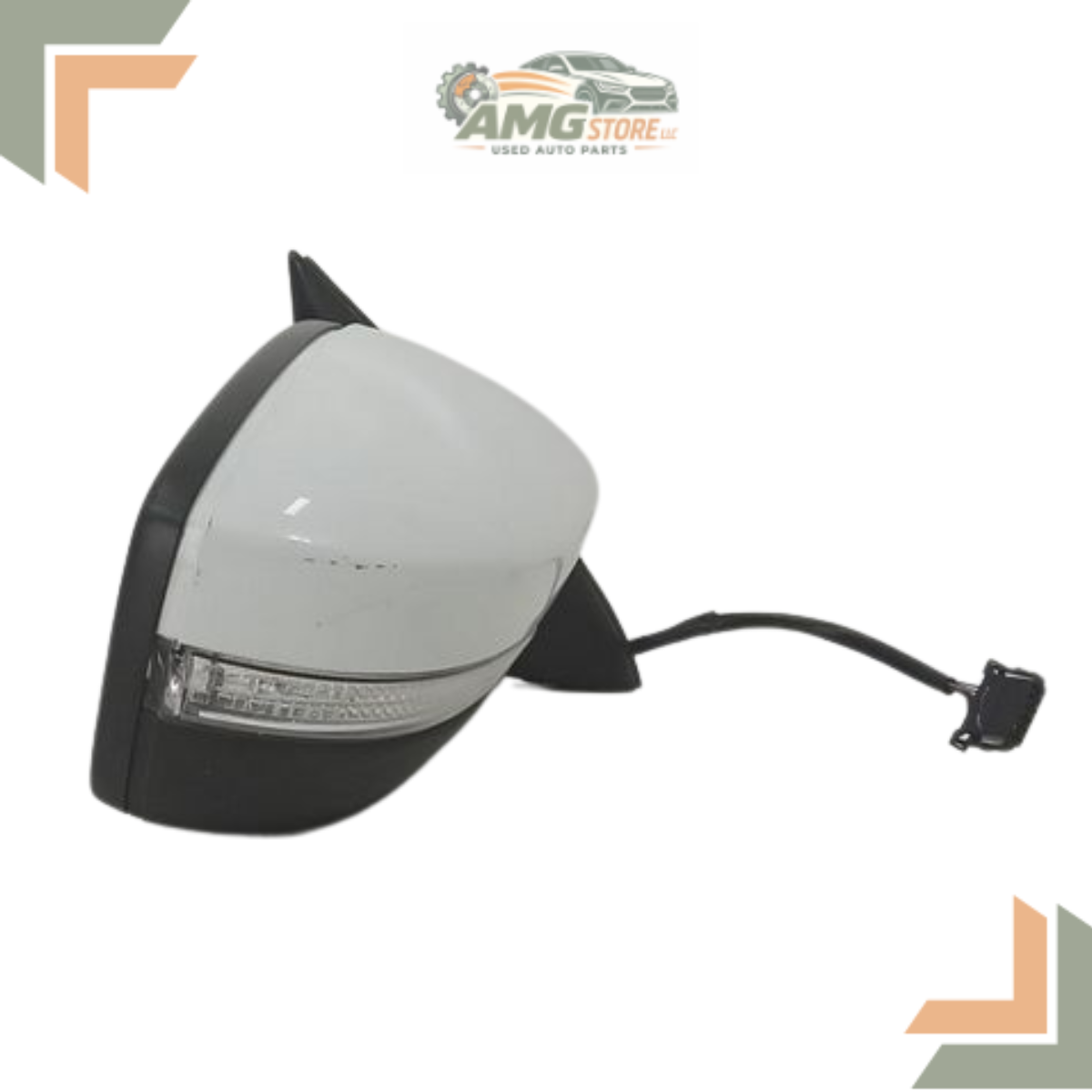 2011–2016 Volkswagen Jetta Right Passenger Side View Door Mirror White OEM — view 5