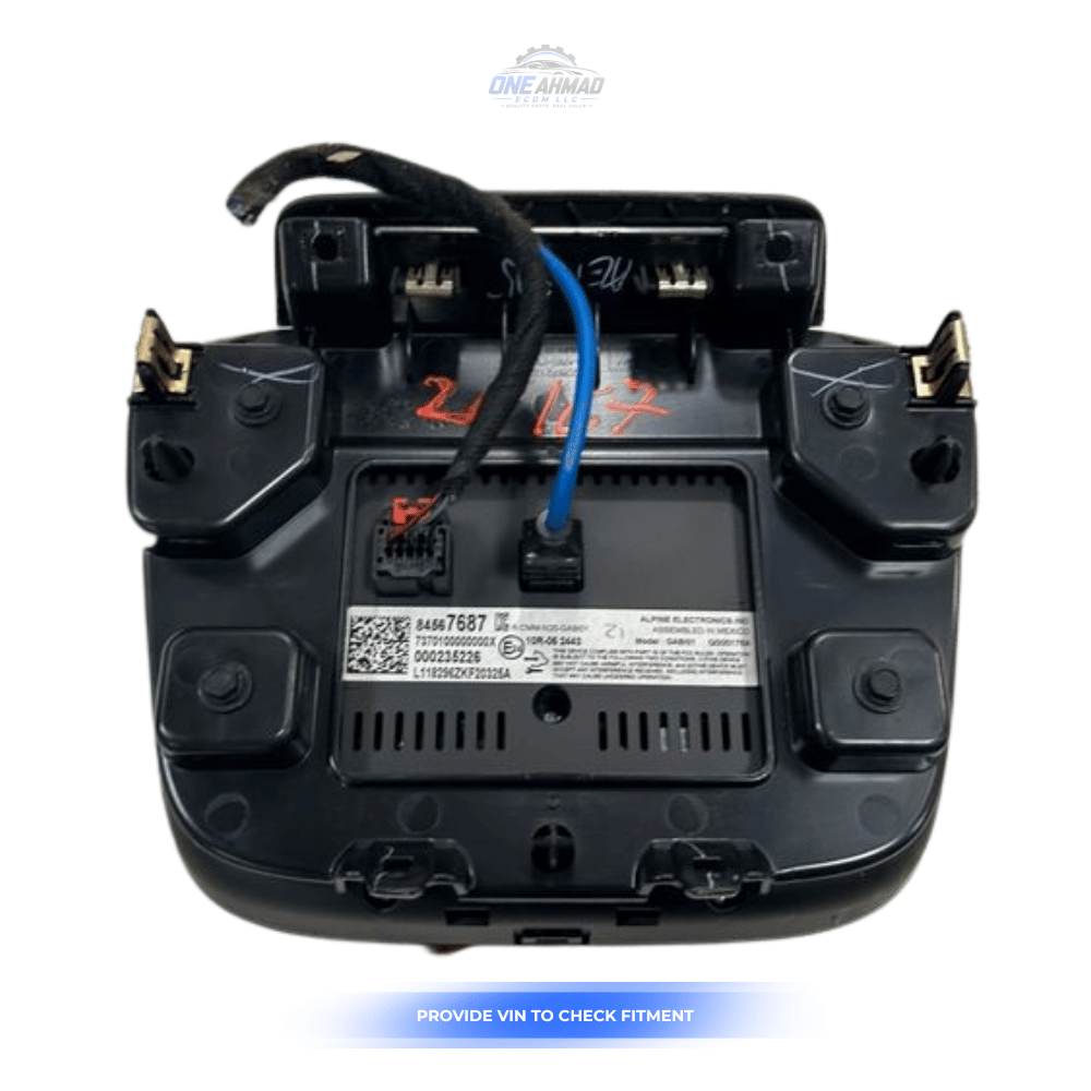 2019–2020 Chevrolet Malibu Control Panel Controller Display Screen 84567687 OEM — view 3