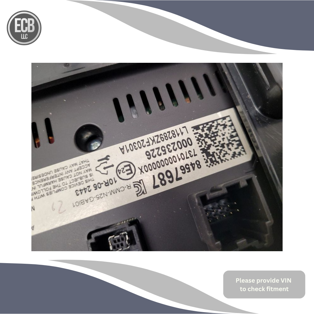 2019–2023 Chevrolet Malibu Dash Mounted Information Display Screen OEM — view 4