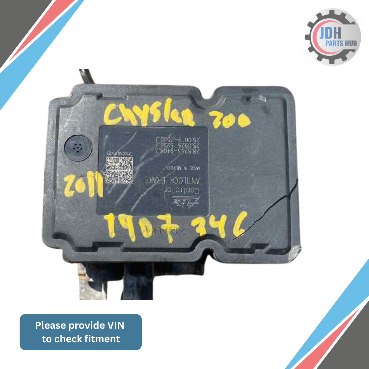 2011–2012 Chrysler 300 ABS Anti-Lock Brake Actuator Pump OEM — view 4