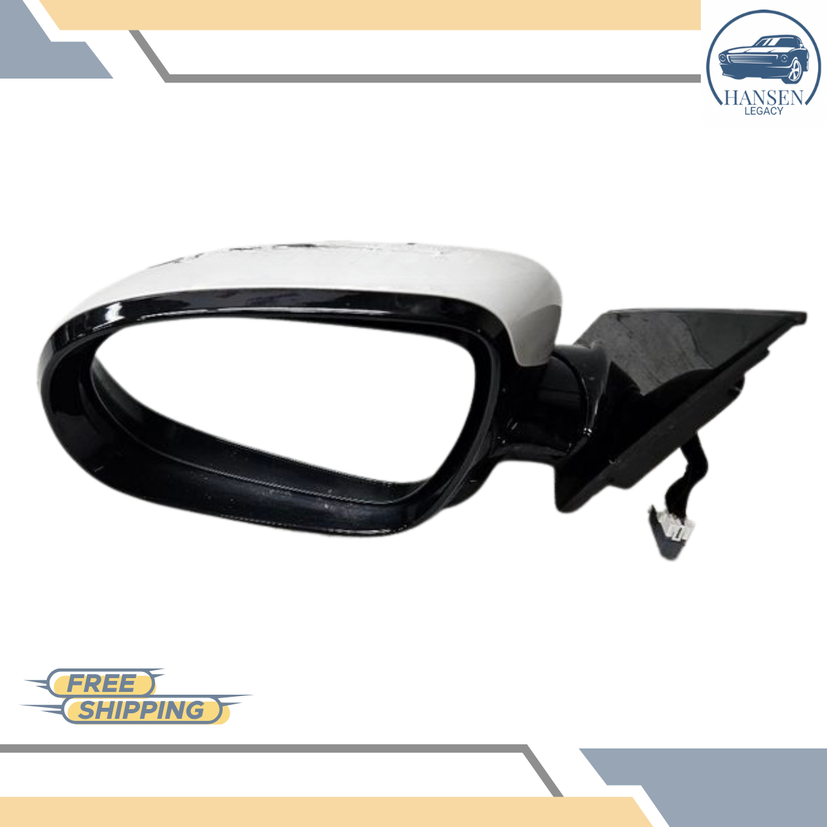 2016–2020 Kia Sorento Left Driver Side View Door Mirror White LH OEM — view 3