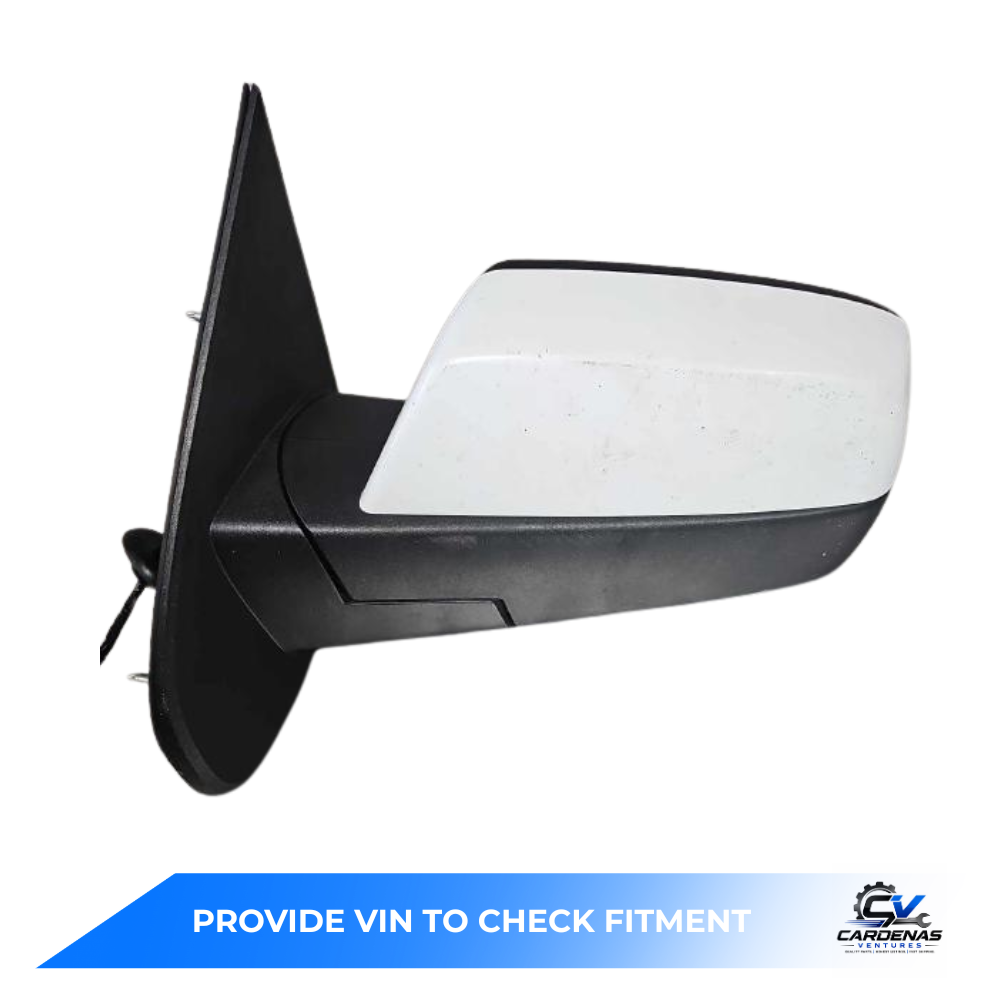 2014–2019 Chevrolet Silverado 1500 Left Driver Side View Door Mirror White — view 1