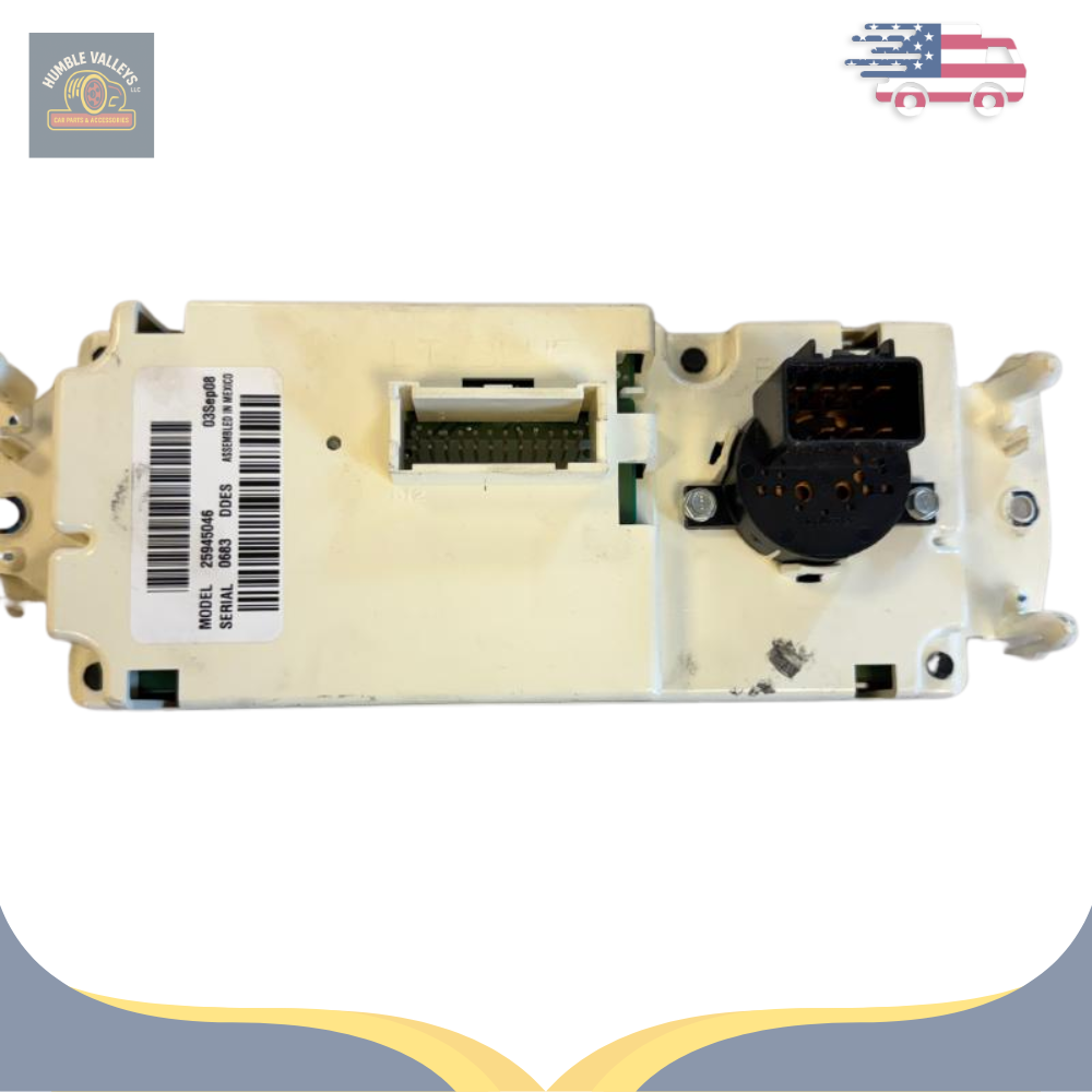 2005–2006 Chevrolet Avalanche 1500 Manual Climate Heater AC Control OEM — view 2