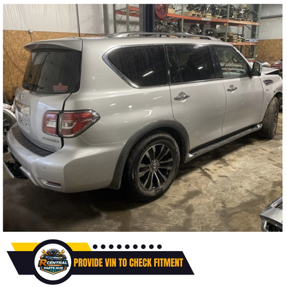 2017–2021 Nissan Armada Left Driver Side Interior Sun Visor Gray — view 4