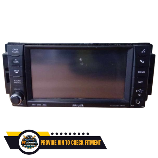 2013–2014 DODGE Challenger AM-FM-CD-DVD-H<wbr/>DD Navigation UConnect Radio RHR OEM — view 1