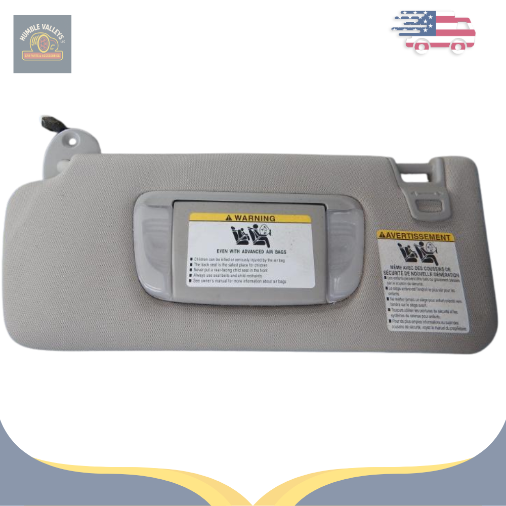 2016–2023 Toyota Tacoma LH Driver Sunvisor Sun Visor with Mirror & Light OEM — view 3