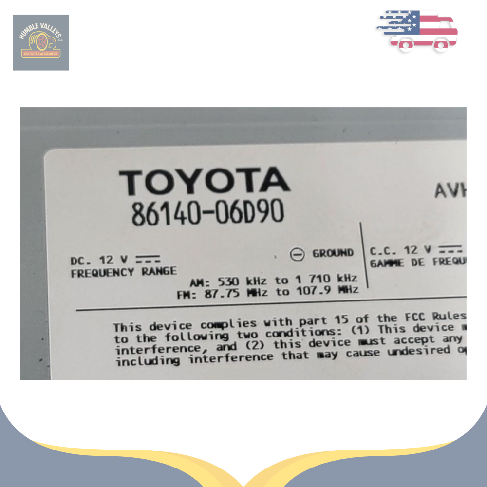 2021–2023 Toyota Camry Radio Receiver with Navigation with Display OEM — view 4