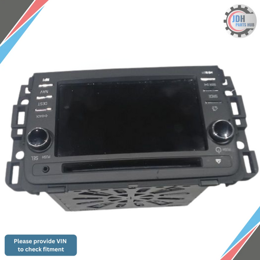 2016–2017 Chevrolet Traverse Radio Receiver Navigation With Display Screen OEM — view 1