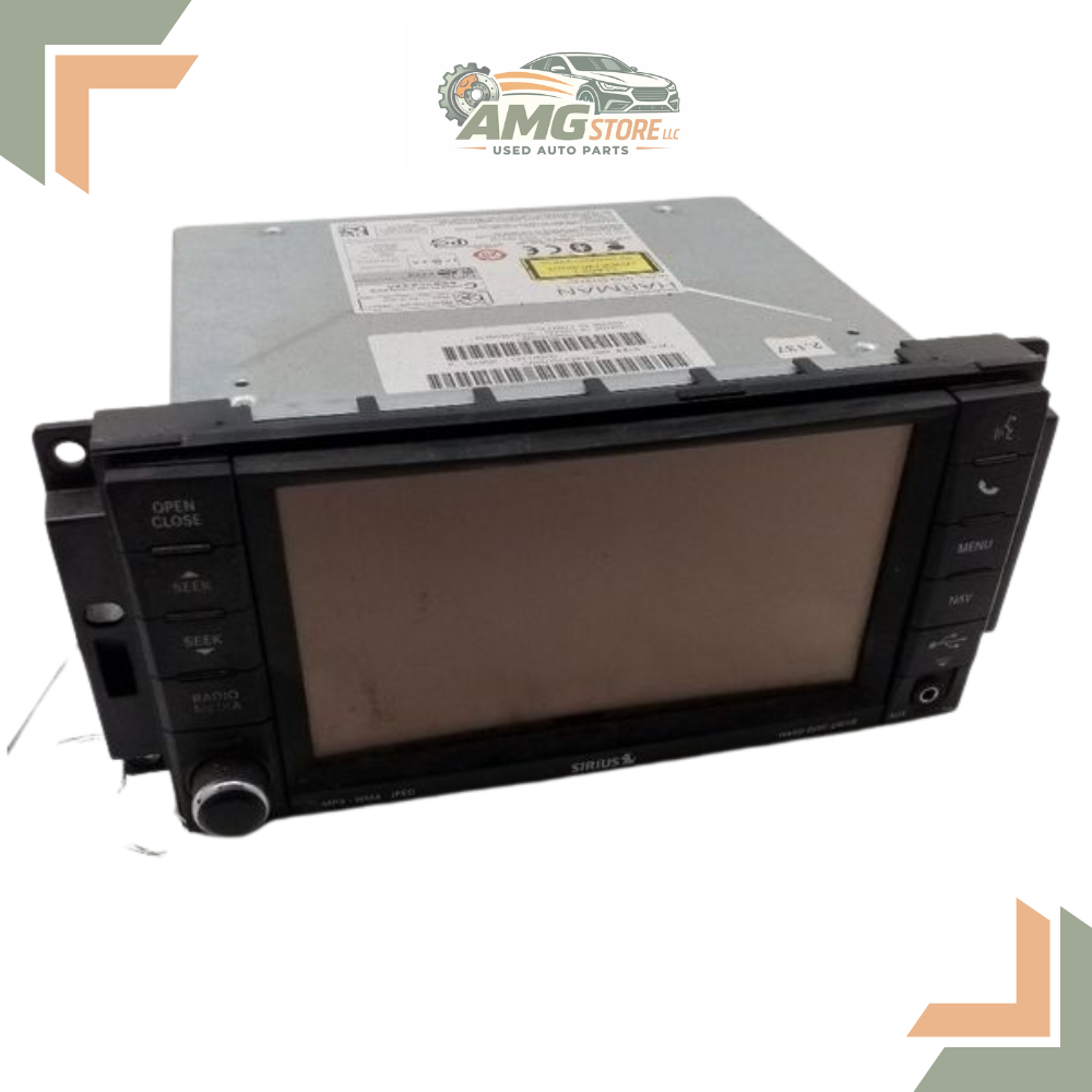 2013–2014 DODGE Challenger AM-FM-CD-DVD-H<wbr/>DD Navigation UConnect Radio RHR OEM — view 1