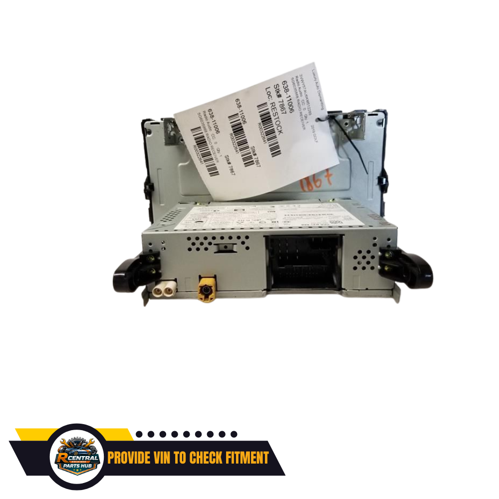 2018–2020 Volkswagen Tiguan Radio Media CD Player Display Receiver ID 5G6035868 — view 3