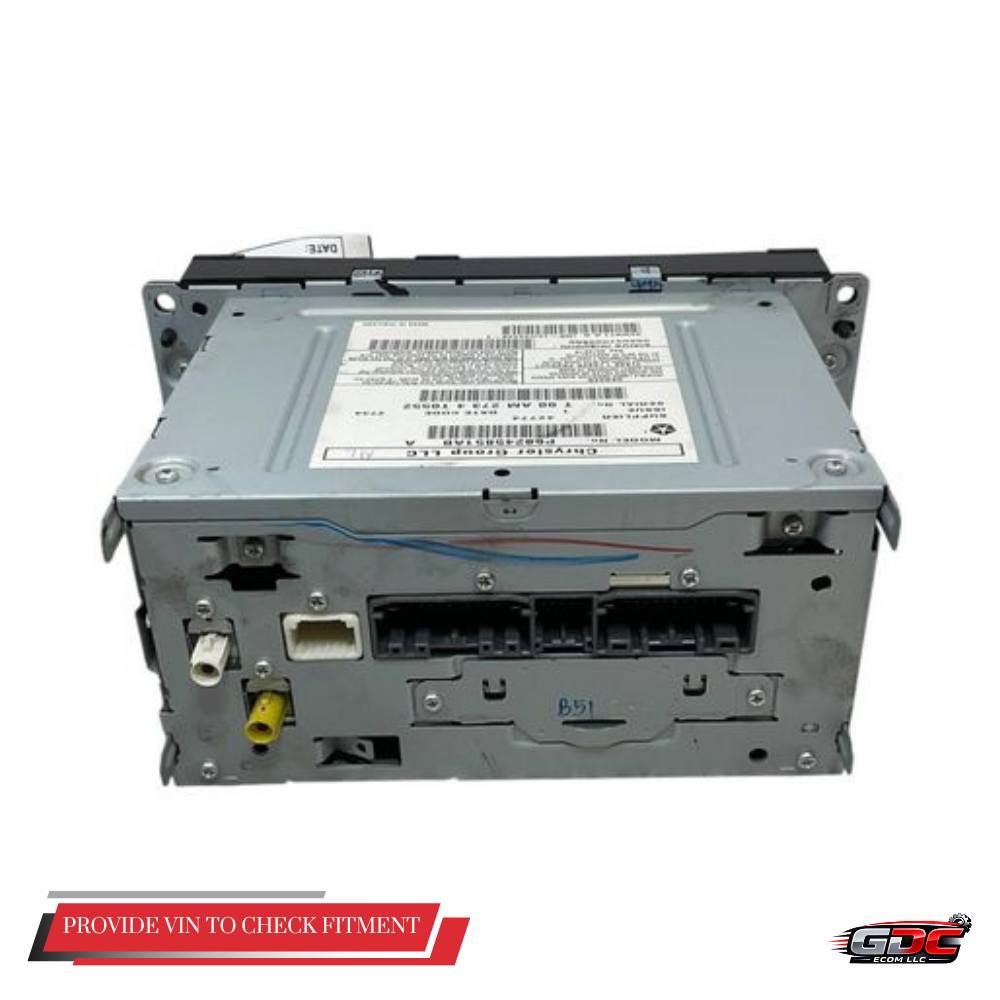 2013–2016 Chrysler Town & Country AM FM CD Navigation Radio Display Screen OEM — view 4