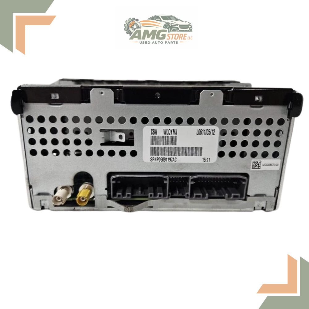 2012–2017 Jeep Patriot MP3 CD with Satellite Radio Receiver Face ID RES OEM — view 3