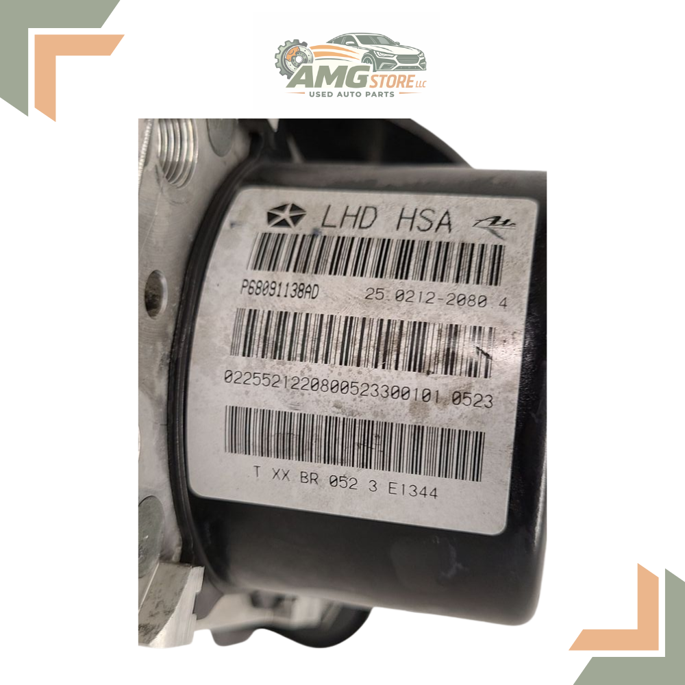2010–2017 Jeep Patriot Compass ABS Anti Lock Brake Pump with Hill Start OEM — view 4