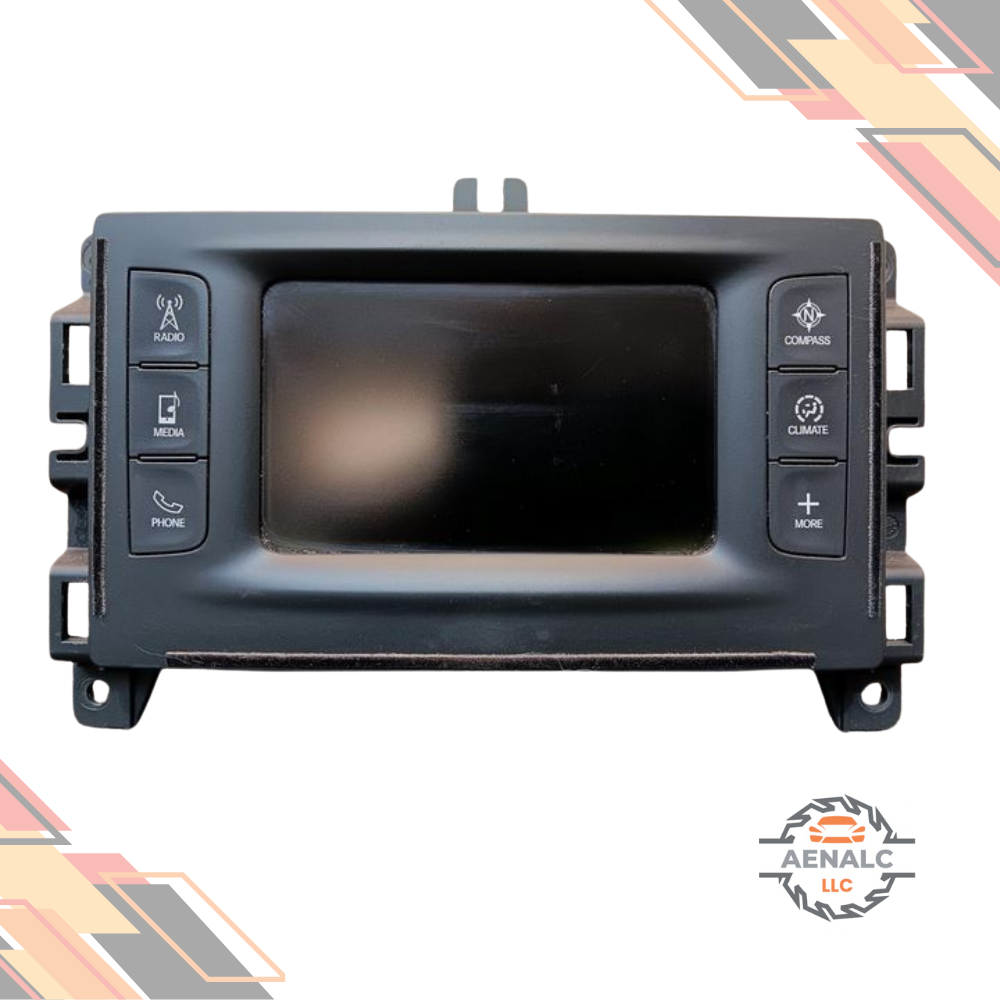 2017 Jeep Cherokee Radio Receiver 5" Display Screen ID 68292885AB 17 — view 2
