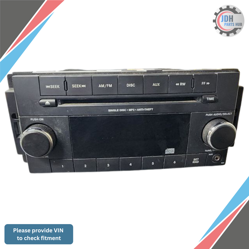 2012–2017 Jeep Patriot AM-FM-CD-MP3 Player Satellite Radio Receiver ID RES OEM — view 1