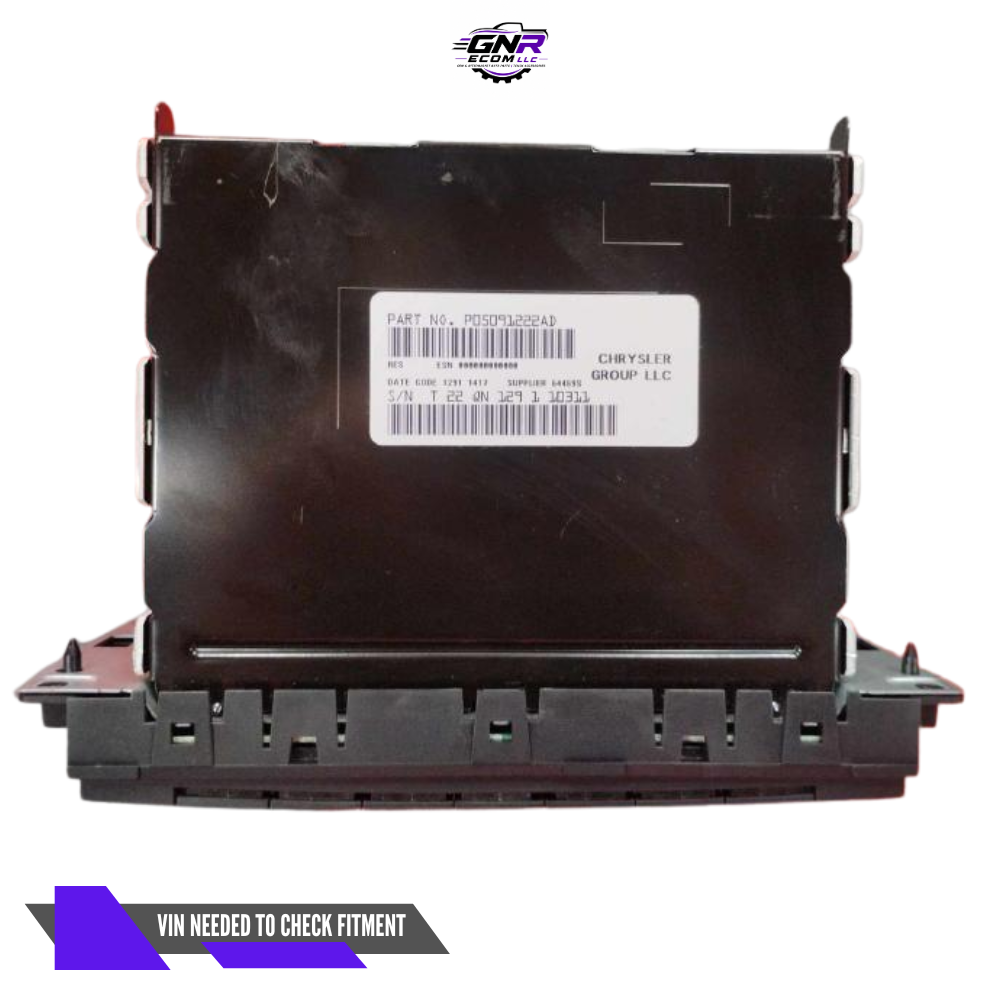 2011–2012 Dodge Caliber AM FM CD MP3 Radio Receiver RES OEM — view 2
